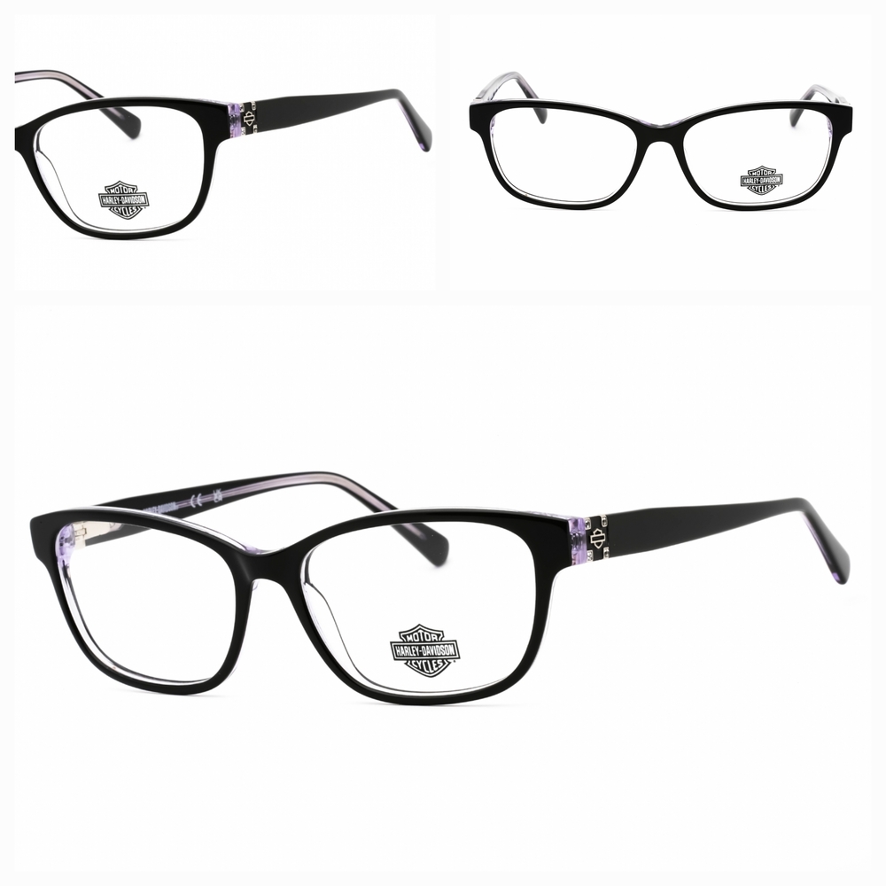 Harley-Davidson Black ,Rectangular Glasses for Women